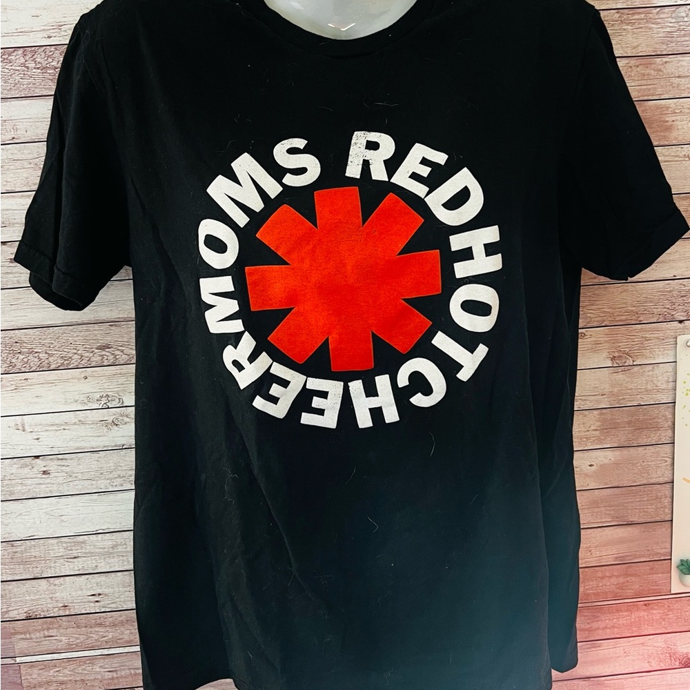 Cheer Mom Red Hot Graphic T-Shirt